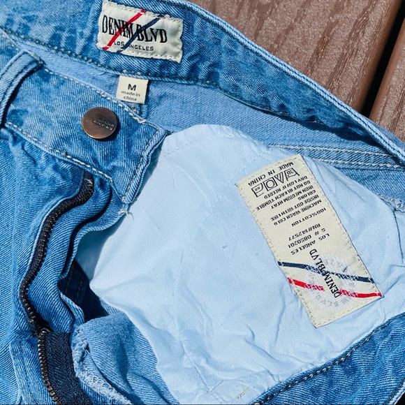 Denim Blvd Jean Short Shorts - Picture 5 of 5